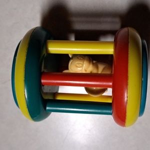Vintage 1984 Disney Baby Rolling Rattle